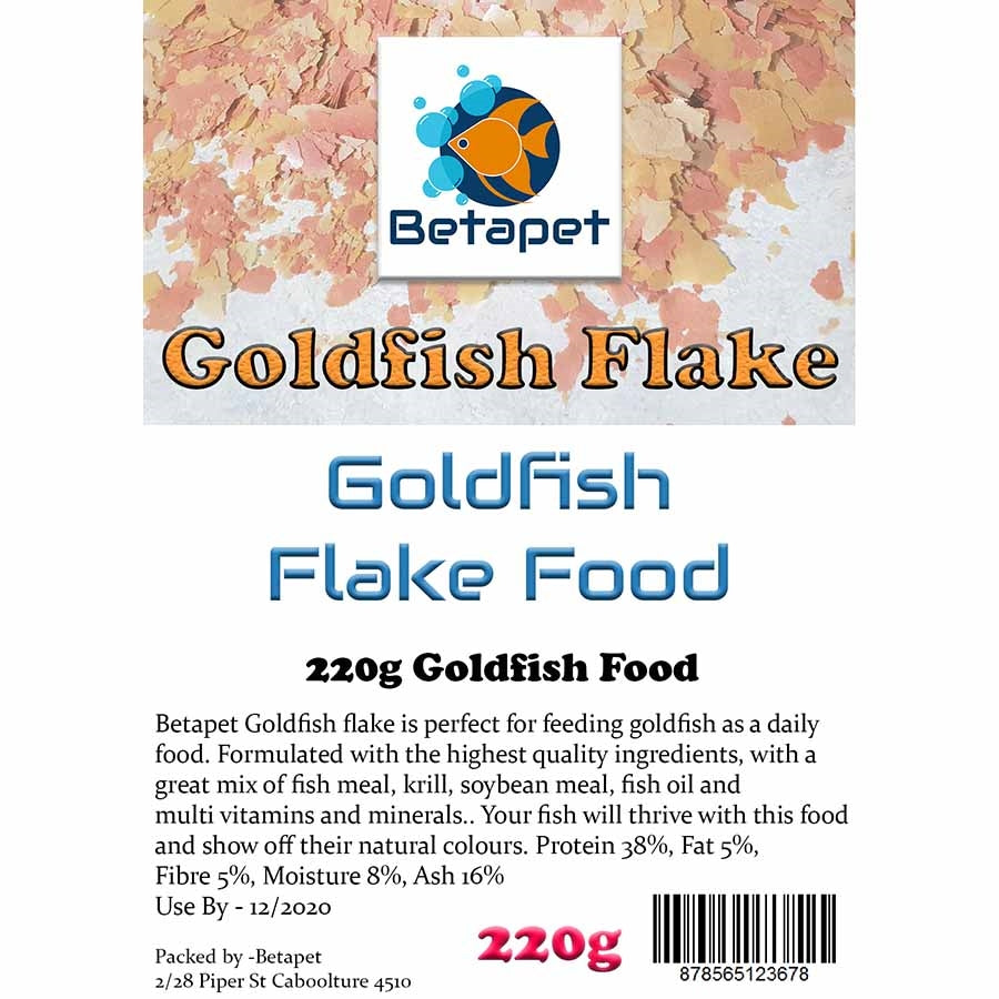 Betapet 220g Goldfish Flake Fish Food