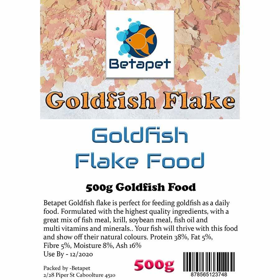 Betapet 500g Goldfish Flake Fish Food