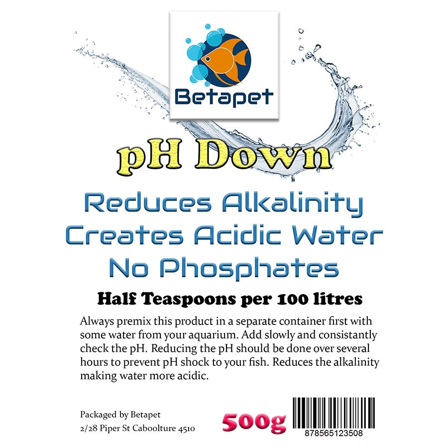 Betapet Ph Down 500g - no Phosphates