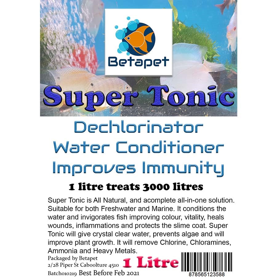 Betapet Super Tonic 1 Litre All-In-One Water Conditioner