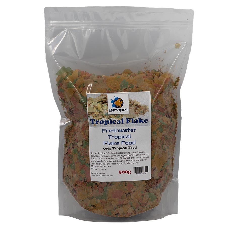 Betapet 500g Tropical Flake Fish Food