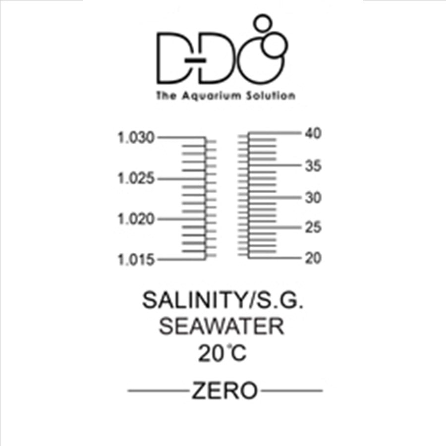 D D The Aquarium Solution Seawater Refractometer