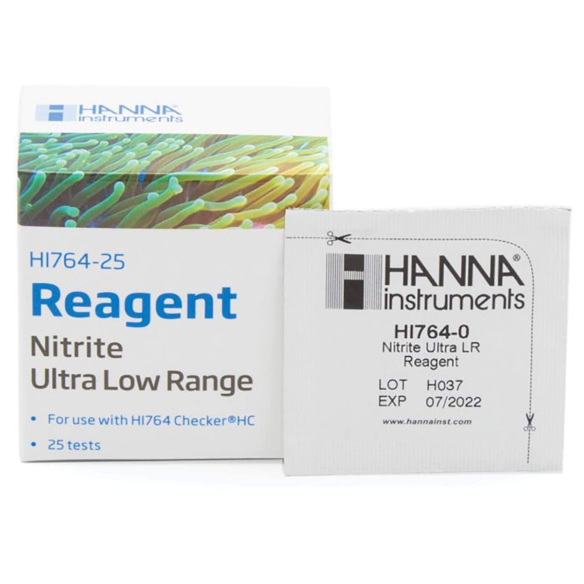 Hanna Marine Nitrite Ultra Low Range Checker HC Reagents (25 Tests) - HI764-25